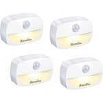 Lumire de dtecteur de mouvement, veilleuse pir led auto on off, applique murale, lampes de placard, ...