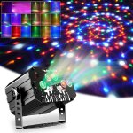 Lumières disco rvb activées par le son, 7 couleurs, mini boules lumineuses avec télécommande, mini karaoké, ... Lumières disco rvb activées par le son, 7 couleurs, mini boules lumineuses avec télécommande, mini karaoké, ...