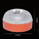 Lumi�re flash rechargeable pour voiture approuv�e v16, alarme d'urgence a induction magn�tique stroboscopique ...