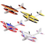 Lumi�re led a assembler soi - m�me, planeur electrique, mod�le d'avion volant, jouet pour enfants