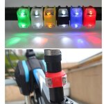 Lumi�re de nuit etanche en silicone pour poussette de b�b�, 2 pi�ces, lampe d'avertissement ext�rieure ...
