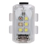 Lumière stroboscopique pour drone mini 4 pro, pour air 3 rc, accessoire de vol de nuit, lampe led rechargeable ... Lumière stroboscopique pour drone mini 4 pro, pour air 3 rc, accessoire de vol de nuit, lampe led rechargeable ...