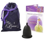 Me luna coupe menstruelle classic, bille, noir, taille s