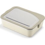 Lunch box inox 1005ml tofu beige Lunch box inox 1005ml tofu beige