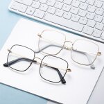 Lunettes anti - lumi�re bleue pour hommes et femmes, surdimensionn�es, carr�es, clout�es en diamant, ...