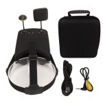 Lunettes fpv dvr 5 pouces 5. 8ghz 40ch 800x480, batterie intgre 2000mah, lunettes de drone ergonomiques ...