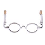 Lunettes galsses a monture ronde en m�tal 1 / 6, pour poup�es bjd sd lut laidoll 1:6, accessoires de ...