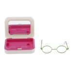 Lunettes a monture ronde pour poupées dollfie dz sd17, monture verte sans lentille, 1 / 3, bjd Lunettes a monture ronde pour poupées dollfie dz sd17, monture verte sans lentille, 1 / 3, bjd