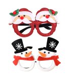 Lunettes de no�l pour enfants, 2 pi�ces, costume, cadre cadeau pour gar�ons et filles, d�coration de ...