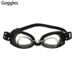 Lunettes de plonge en plastique pour poupe, cadre noir, accessoires miniatures pour la natation