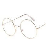 Lunettes rondes vintage pour hommes et femmes, verres clairs, mode or, monture métallique, optique, monture ... Lunettes rondes vintage pour hommes et femmes, verres clairs, mode or, monture métallique, optique, monture ...