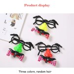 Lunettes de sifflet, jouet de corne, jouet d�licat, soufflant pour barbe, accessoires de cosplay, costume ...