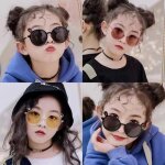 Lunettes de soleil classiques pour enfants, lunettes de soleil d't pour filles et garons, yeux de ...