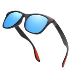 Lunettes de soleil classiques polarises pour hommes et femmes, monture carre, sport de plein air, conduite, ...