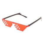 Lunettes de soleil color�es, 1 pi�ce, jouet, lunettes de vie, traitement, pixel, pour femmes et hommes, ...
