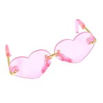 Lunettes de soleil en forme de cur pour poupes pullip, faites a la main, pour blythe