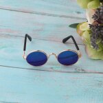 Lunettes de soleil a monture ronde multicolore pour poup�e blythe ou jouet, 1 / 6