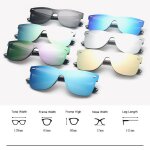 Lunettes de soleil polaris�es carr�es pour hommes et femmes, design de marque, lentille uv400, nouvelle ...