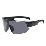 Lunettes de soleil polarises pour hommes, marque de luxe, verres verts miroir, monture tr90, protection ...