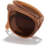 Lunettes de soleil rtro polarises, lunettes de soleil de protection uv400 pliables pour femmes et hommes ...