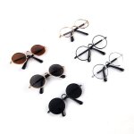 Lunettes de soleil rondes en mtal pour poupe, accessoires photo, 43cm, 18 pouces, 1 pice