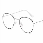Lunettes transparentes a rayons ronds pour hommes et femmes, montures, faux verres, vintage, myopie optique, ...