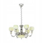 Lustre pour maison de poupe echelle 1:12 dcorations pour la maison accessoires pour poupes argent