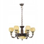Lustre pour maison de poupe echelle 1:12 dcorations pour la maison accessoires pour poupes bronze