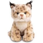 Lynx jeune, assis - 22 cm (hauteur) - flin en peluche - peluche, doudou