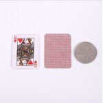 M 3, 2 x 4, 2 cm - mini cartes a jouer au poker, jeux miniatures mignons, jouets de beurre amusants, ...