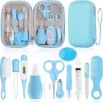 Maas - trousse de soin bebe naissance, ensemble de 13 pièces, kit soin bebe, equipé de set manucure bebe, ... Maas - trousse de soin bebe naissance, ensemble de 13 pièces, kit soin bebe, equipé de set manucure bebe, ...