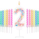 Macaron bougies d'anniversaire numérotées, douces bougies numérotées avec 12 bougies spirales arc - en ... Macaron bougies d'anniversaire numérotées, douces bougies numérotées avec 12 bougies spirales arc - en ...