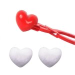 Machine a boules de neige en forme de c?ur, jouets, pince a boules de neige, moule a sable pour batailles ... Machine a boules de neige en forme de c?ur, jouets, pince a boules de neige, moule a sable pour batailles ...