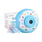 Machine a bulles electrique automatique en forme de beignet, appareil photo pour enfants, souffleur de ... Machine a bulles electrique automatique en forme de beignet, appareil photo pour enfants, souffleur de ...