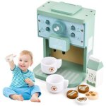 Machine a cafe enfant, service a caf en bois, cafetires en bois pour enfants, ensemble de jeu de machine ...