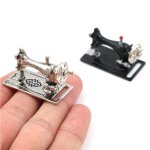 Machine a coudre en mtal pour maison de poupe, echelle 1:12, longueur 3. 5cm, bonne qualit, la plus ...