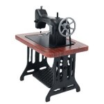 Machine a coudre vintage pour maison de poupe, meubles miniatures, jouets