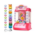 Machine à griffes avec 20 jouets mignons, jouet d'arcade musical, convient aux enfants de 3 ans et plus ... Machine à griffes avec 20 jouets mignons, jouet d'arcade musical, convient aux enfants de 3 ans et plus ...