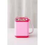 Machine a laver electrique bleue avec mini brosse de maquillage, jouets pour enfants, jouets de mnage, ...
