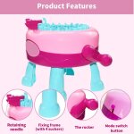 Machine a tisser intelligente avec 22 aiguilles, pour enfant, pull, echarpe, bricolage, ensemble de tricot, ...