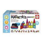 Magnetics mallette - jeu de construction - educa - 18 blocs magn�tiques, 2 animaux, 8 cartes - d�s 3 ...