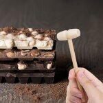 Maillets a chocolat en bois, lot de 10 pièces, robuste, sûr, petit, jouet plat pour enfants, mini barre ... Maillets a chocolat en bois, lot de 10 pièces, robuste, sûr, petit, jouet plat pour enfants, mini barre ...