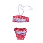 Maillot de bain bikini a pois pour poupe amricaine de 18 pouces