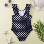 Maillots de bain enfant et fille a pois volants - maillots de bain enfant se753 Maillots de bain enfant et fille a pois volants - maillots de bain enfant se753
