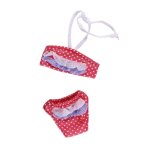 Maillot de bain a pois pour poupée américaine de 18 pouces Maillot de bain a pois pour poupée américaine de 18 pouces