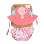 Maillot et chapeau hippocampe (6 - 12m)
