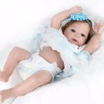 La main bb reborn raliste filles de 22 poupe full body vinyle silicone enfants cadeau