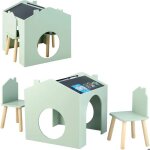 Maison d'activit�s multifonction - ginger home - table avec 2 chaises - tableau noir - design montessori ...