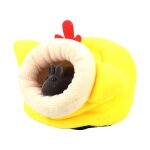 Maison hamster en coton, cage cochon d'inde, nid pour petits animaux, lit chaud pour animaux de compagnie, ...