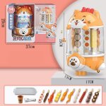 Maison de jeux pour enfants, jouets de cuisine, avec eclairage, barbecue, etag�re a bonbons, ensemble ...